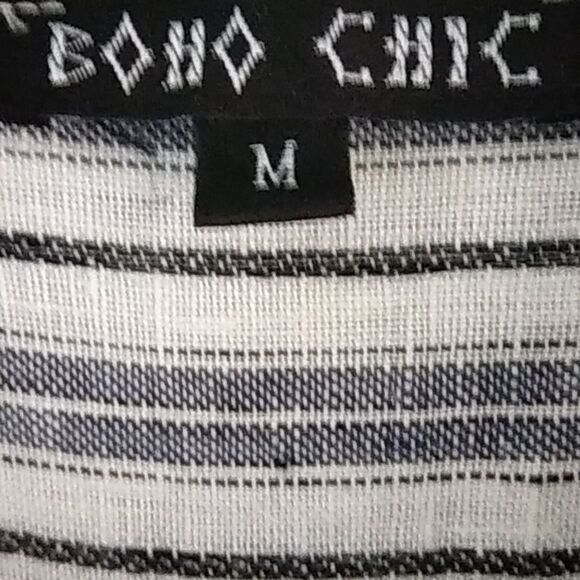 BOHO CHIC 100% LINEN SZ M - Picture 2 of 5